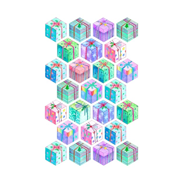 Christmas Gift Hexagons by micklyn