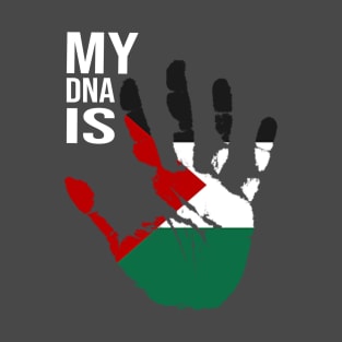 Palestina Flag, My DNA Is Palestinian, Palestine Flag T-Shirt