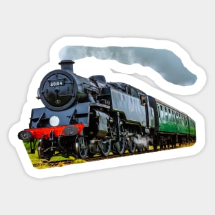 Train Steam Locomotive Railway Enthusiasts Model Railroad (Pink) Sticker  for Sale by doodlerob