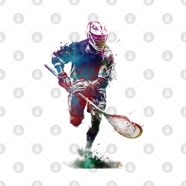 Lacrosse sport art #lacrosse #sport by JBJart