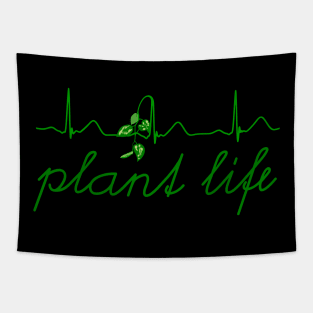 Plant life pothos heartbeat Tapestry