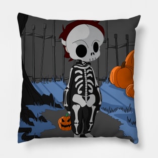 Chibi Skeleton Pillow