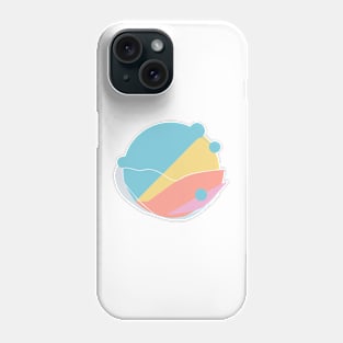 abstract lines and shapes Phone Case