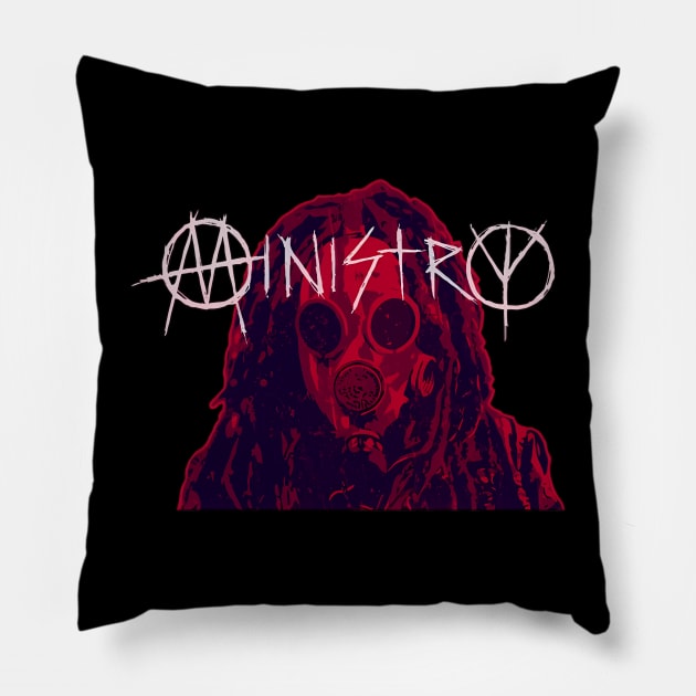 Minis mask Pillow by DavidJohan_Design