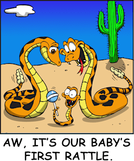 Rattlesnake Family Magnet