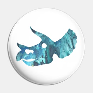 Triceratops Skull Pin