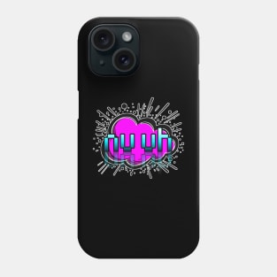 Nu Uh - Trendy Gamer - Cute Sarcastic Slang Text - Social Media - 8-Bit Graphic Typography Phone Case