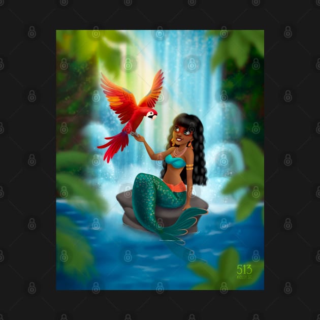 Amazonian Rainforest Mermaid by 513KellySt