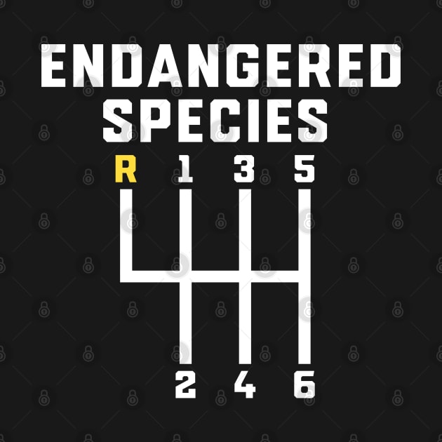 Endangered Species Manual Gearbox Stick Shift by Noureddine Ahmaymou 