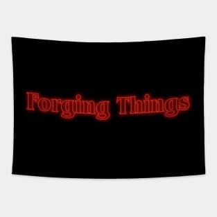 Forging Things Glowforge Fan Merchandise Tapestry