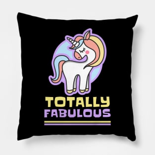 Totally Fabulous Unicorn Pillow