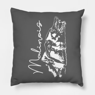 Belgian Malinois dog portrait Pillow