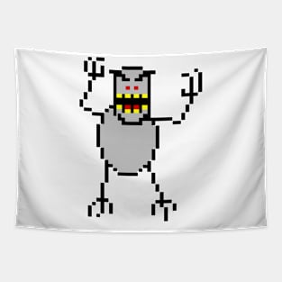 Pixel Yeti small Tapestry