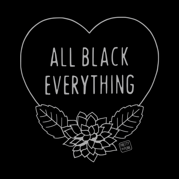 All Black Everything Dahlia by prettyinpunk