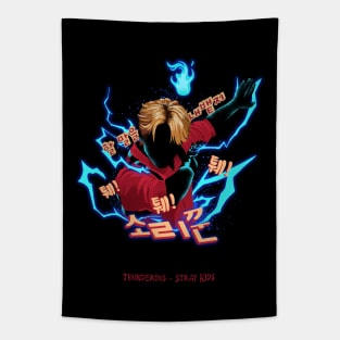 lee know in thunderous stray kids Tapestry