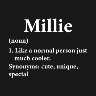 Millie Name Definition T-Shirt