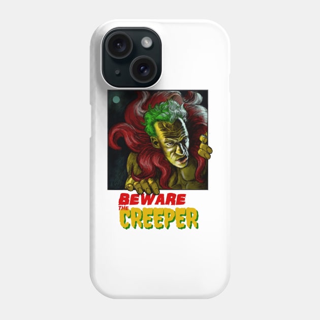 Steve Ditko's The Creeper as Rondo Hatton Phone Case by thecountingtree