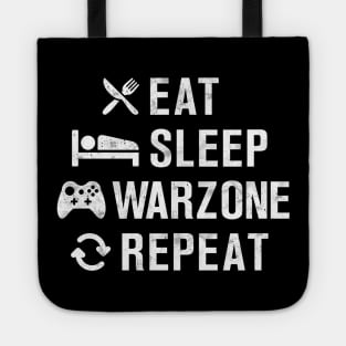 Eat Sleep Warzone Repeat Tote