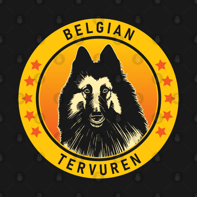 Belgian Tervuren Dog Portrait by millersye