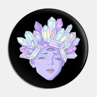 Neon Girl Pin