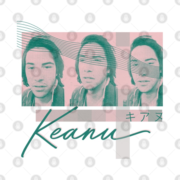 キアヌ KEANU REEVES Aesthetic Fan Design by unknown_pleasures