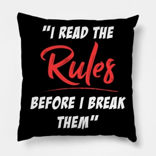 Rules Pillow