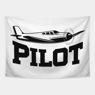 Pilot Aircraft Gift Tapestry