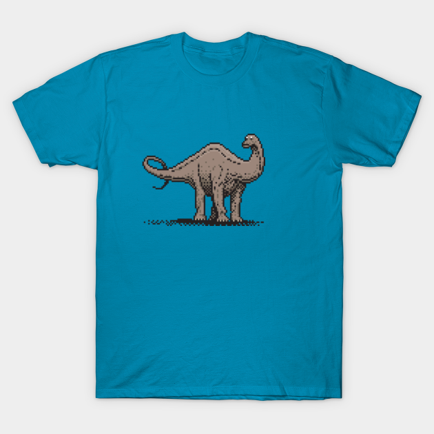 Discover PREHISTORIC PIXELS - APATOSAURUS - Sevenhundred - T-Shirt