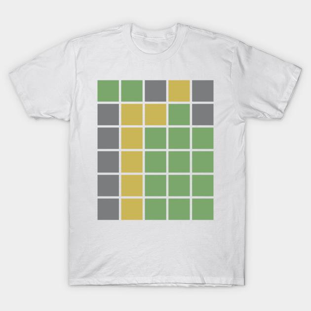 Wordle 30 Squares 2 Wordle T Shirt TeePublic