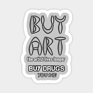 Buy Art (white) Magnet