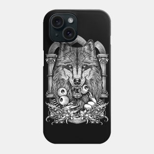 Wolves enjoy eating Phone Case