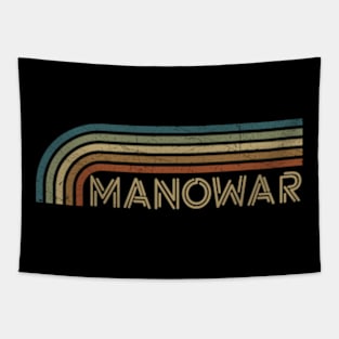 Manowar Retro Stripes Tapestry