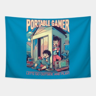 Portable Gamer, Let's go outside and play! Tapestry