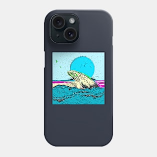 Whale In ocean Phone Case