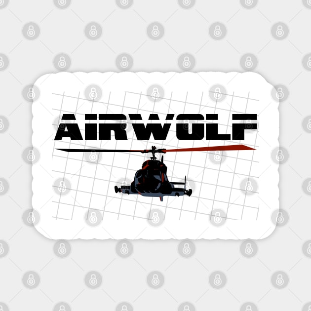 Airwolf Magnet by ilrokery