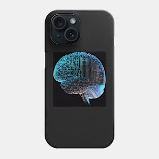 AI Cyborg Brain Phone Case