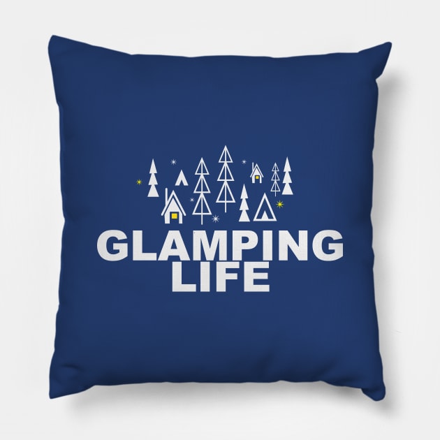 Glamping Life Pillow by CKline