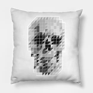 pixel skull Pillow