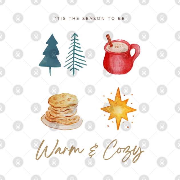 Merry Christmas - It's the season to be Warm & Cozy by MadeBySerif