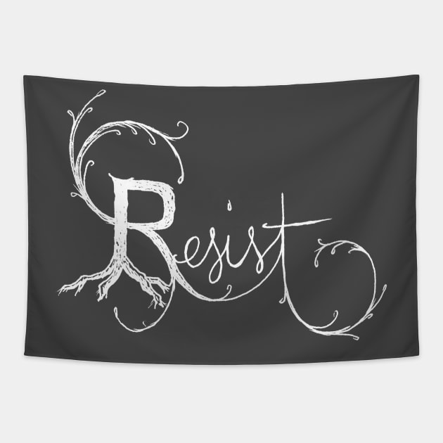 resist reverse Tapestry by RiseandInspire