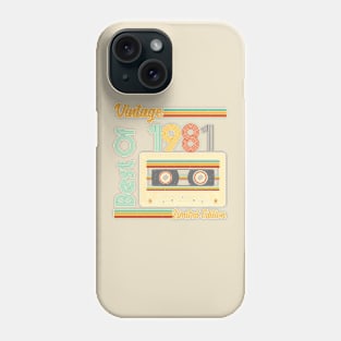 Vintage Best Of 1981 Limited Edition Phone Case