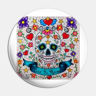 Catrina-Blanca Pin