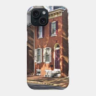 New Castle DE - Row of Townhouses Phone Case