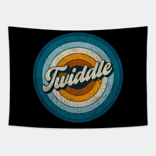 Twiddle - Retro Circle Vintage Tapestry