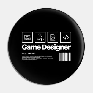 Game Designer Pin