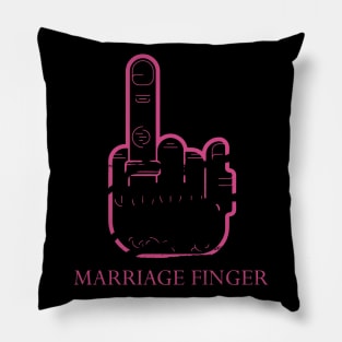 Marriage finger Pillow