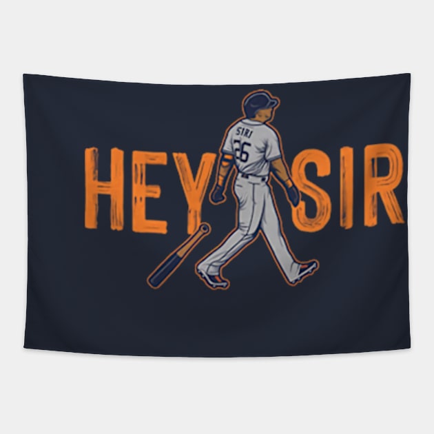 Jose Siri Hey Siri Tapestry by KraemerShop