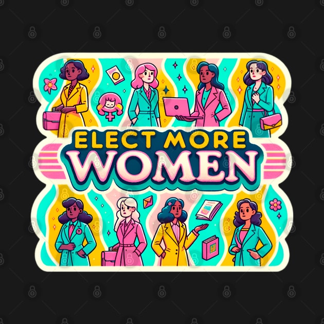 Elect More Women - Representation Matters by PuckDesign