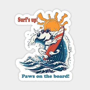 Dog surf 96001 Magnet