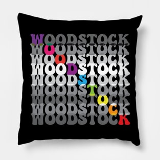 Woodstock Music Festival Pillow